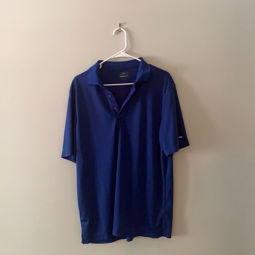 Izod blue collared shirt